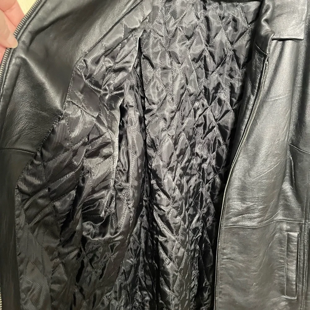 Jaclyn Smith 3x Leather Jacket - Picture 3 of 4